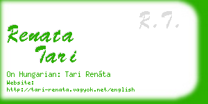 renata tari business card